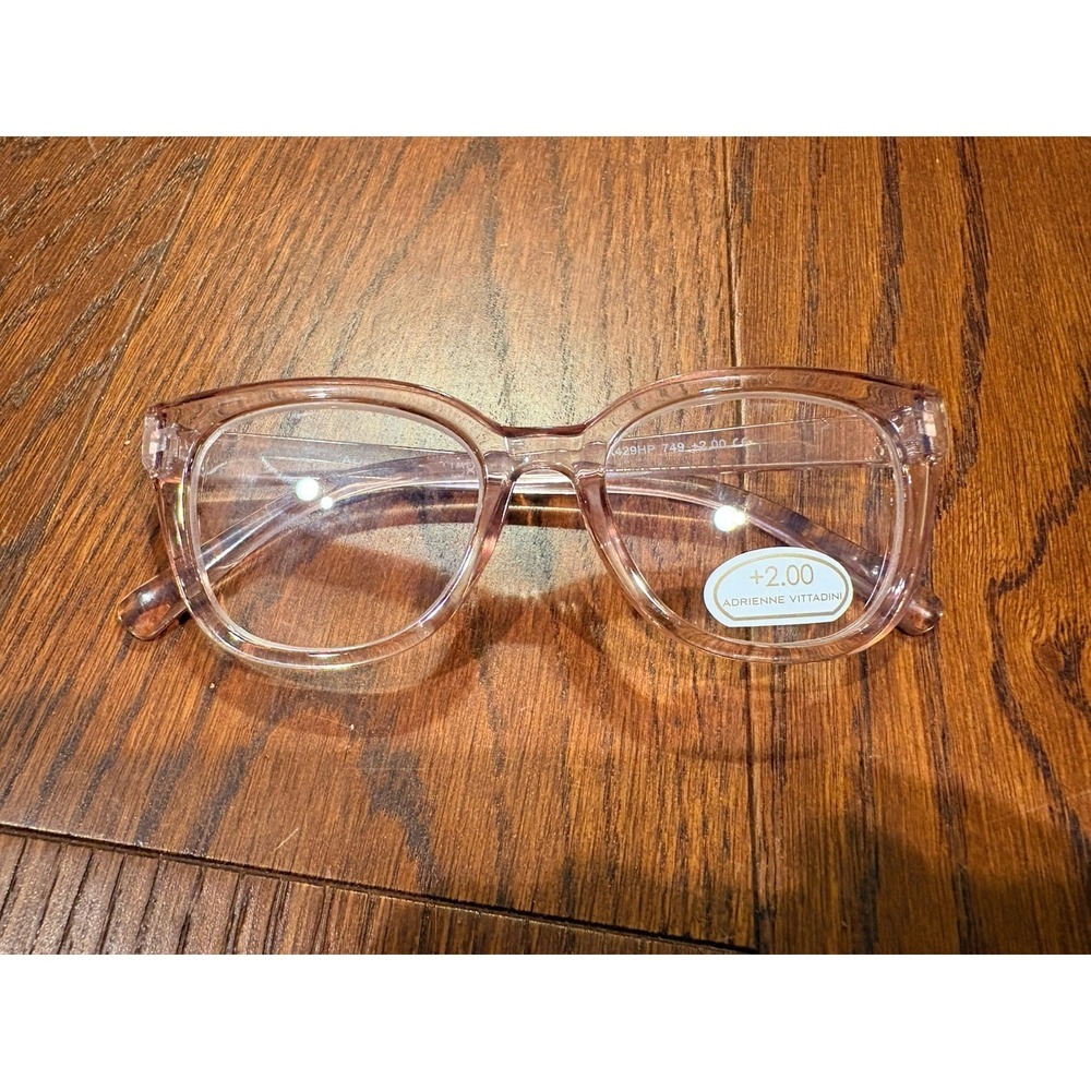 Adrienne Vittadini Designer Reading Glasses 2.00 NEW Eyeglasses
